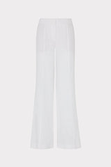 Nash Linen Pants White | Milly Women