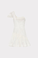 Harley Bow Taffeta Mini Dress Ecru | Milly Women