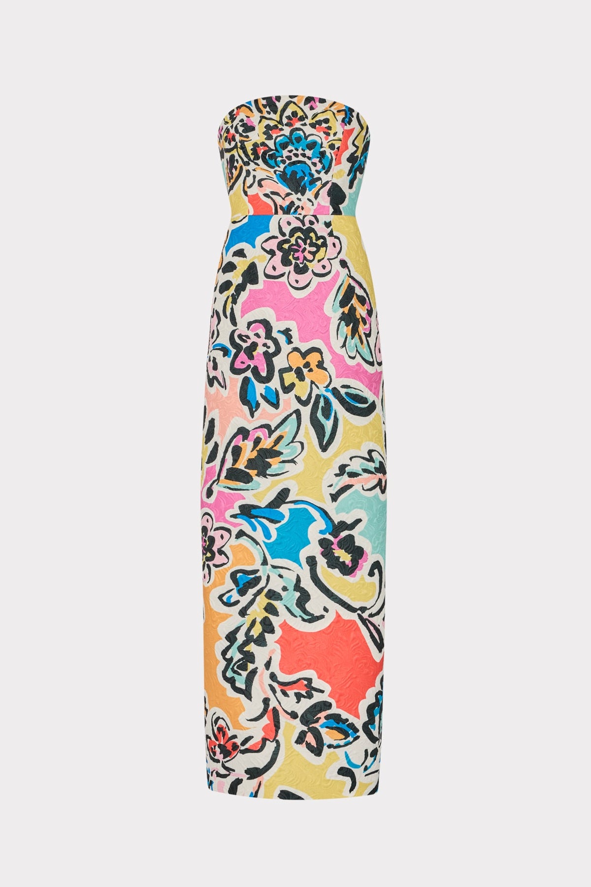 Orion Rainbow Oasis Jacquard Dress Black Multi | Milly Women