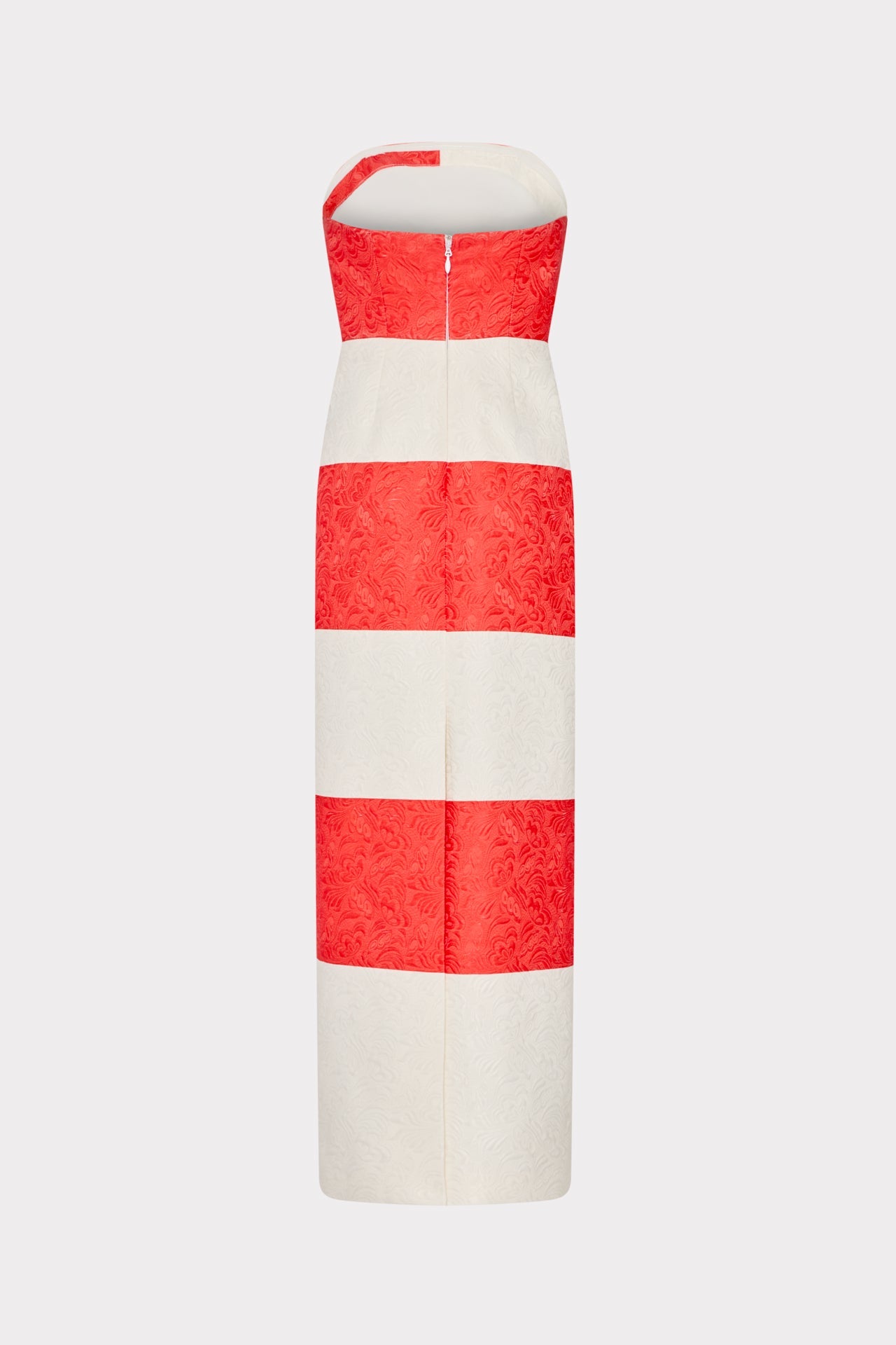 Orion Stripe Jacquard Dress Red/White | Milly Women