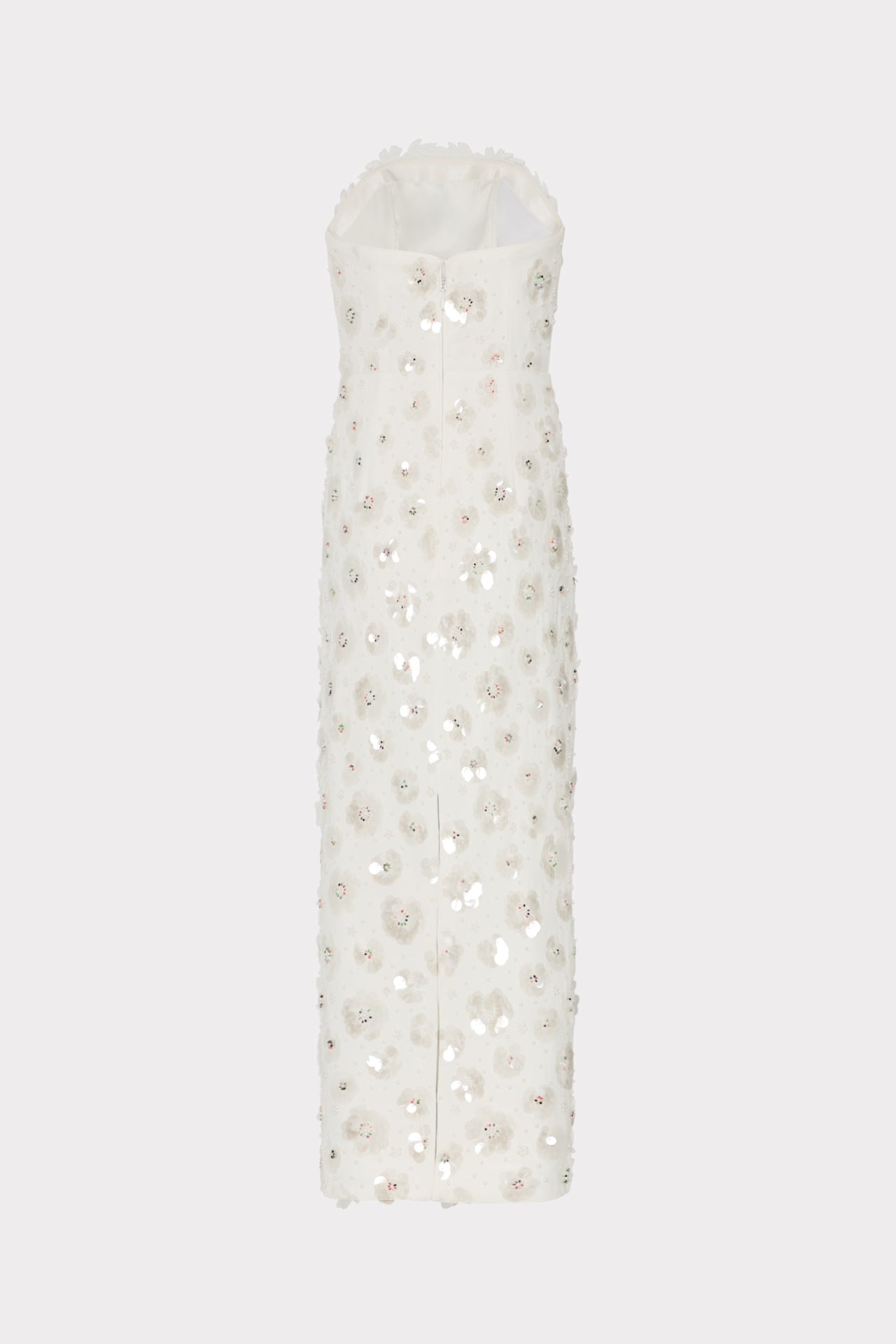 Kait Fleur Paillette Midi Dress White | Milly Women