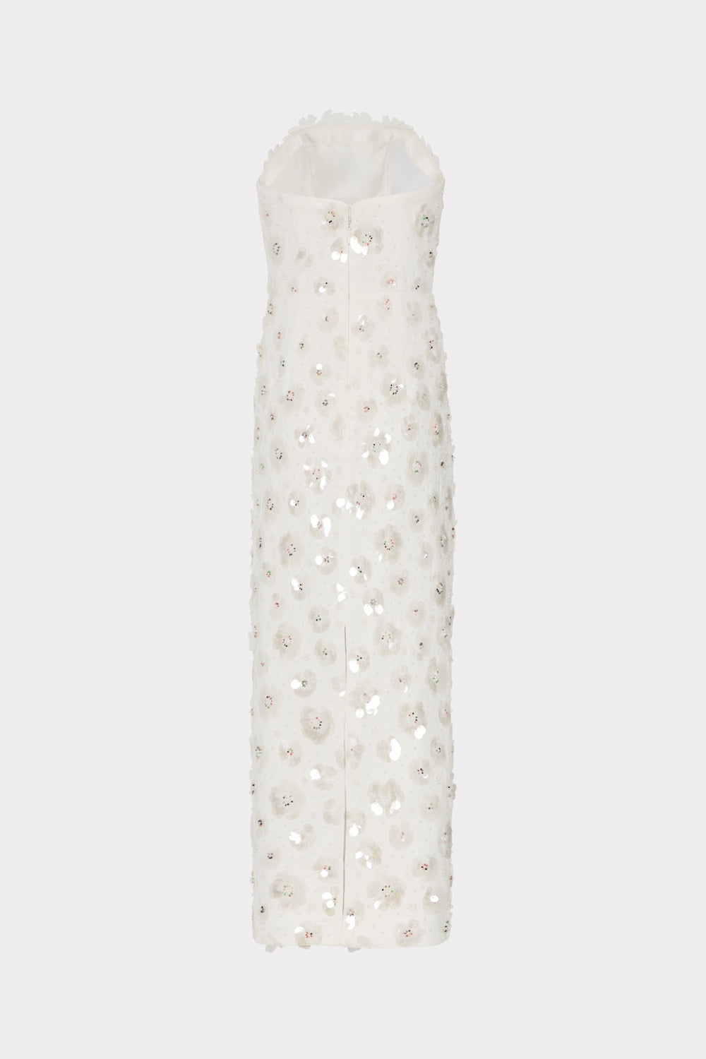 Kait Fleur Paillette Midi Dress White | Milly Women