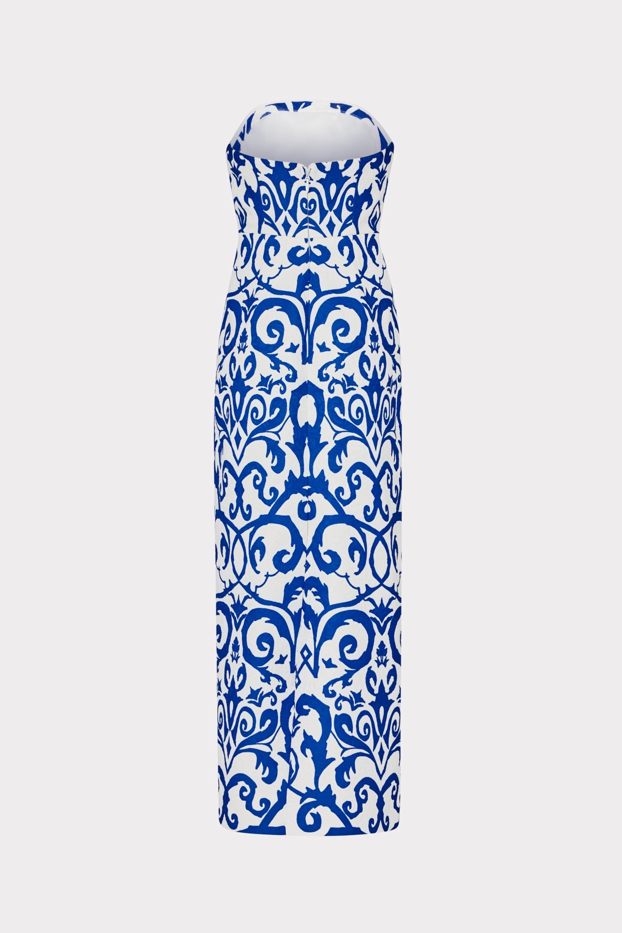 Orion Scroll Embroidery Dress Blue/White | Milly Women