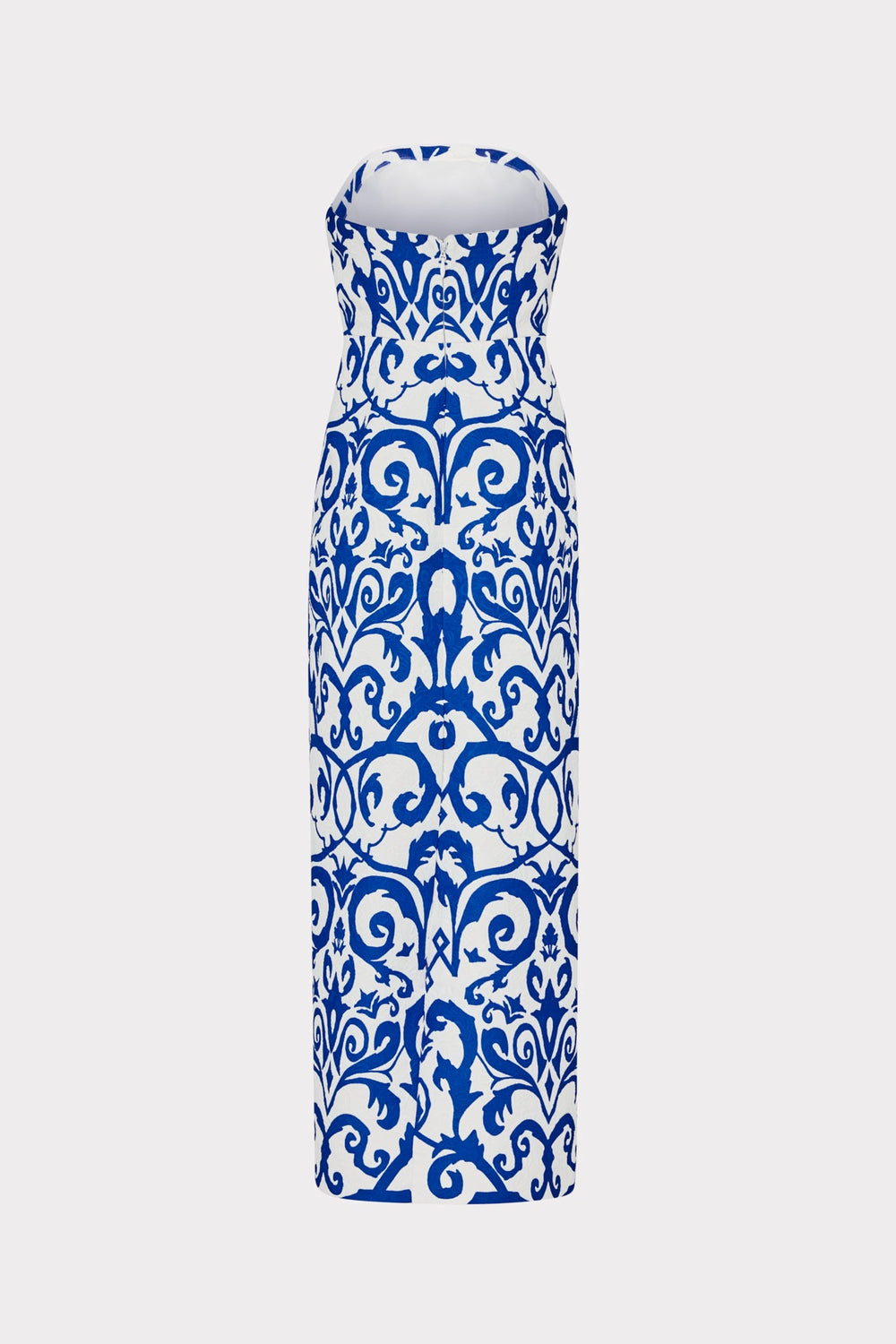 Orion Scroll Embroidery Dress Blue/White | Milly Women