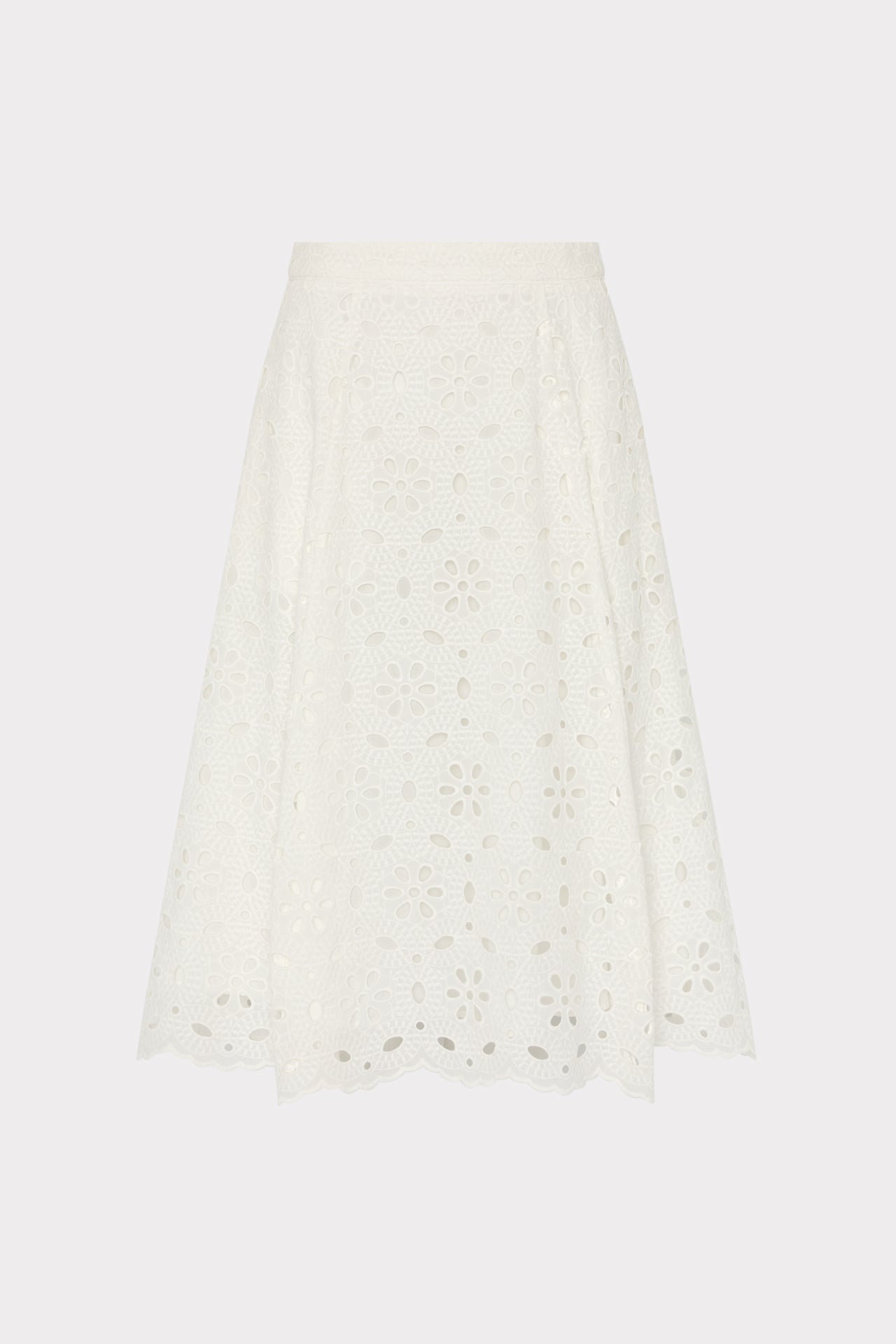 Noella Floral Eyelet Skirt White | Milly Women