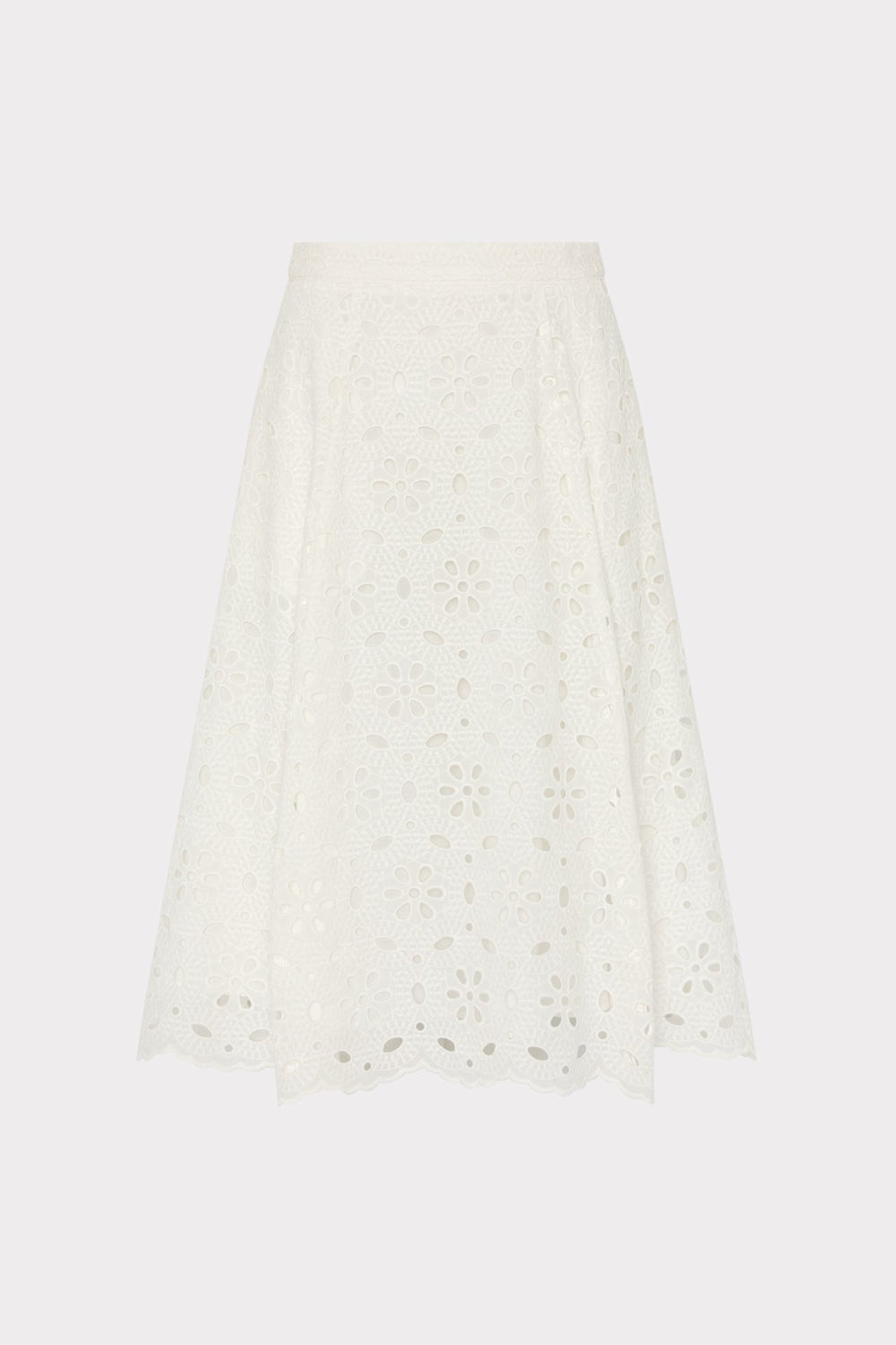 Noella Floral Eyelet Skirt White | Milly Women