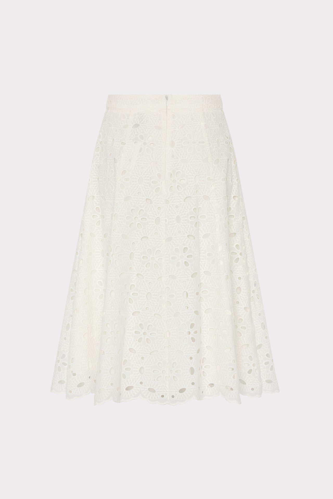 Noella Floral Eyelet Skirt White | Milly Women