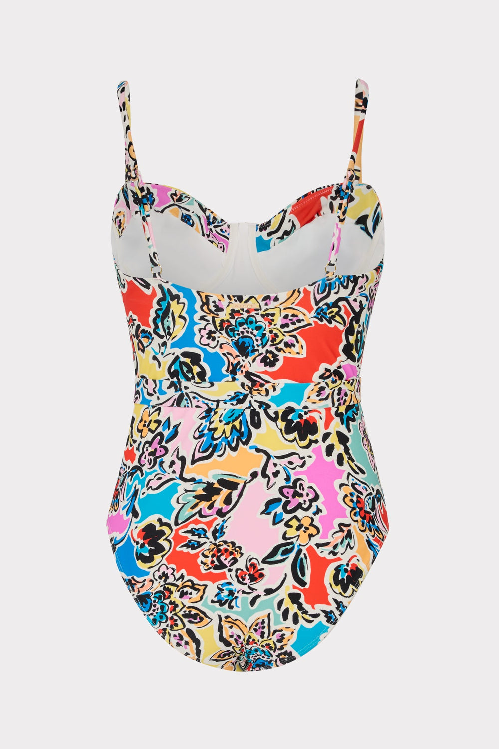 Rainbow Oasis Belted One Piece Black Multi | Milly Women