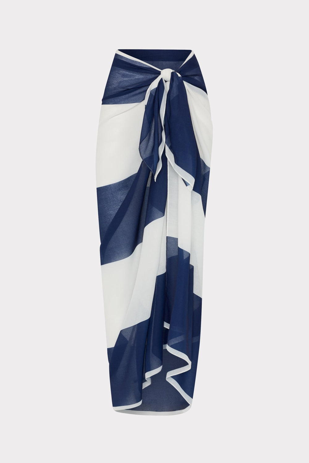 Stripe Sarong Navy/White | Milly Women