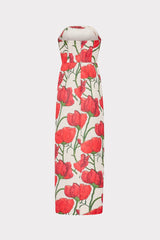 Orion Red Peonia Jacquard Dress Red Multi | Milly Women