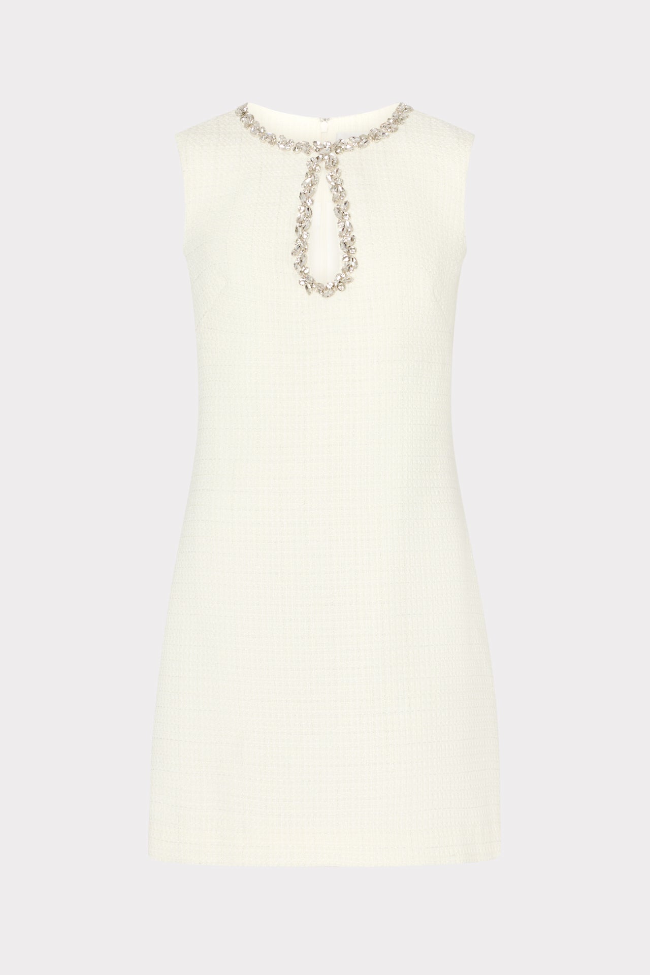 Eden Boucle Mini Dress White | Milly Women