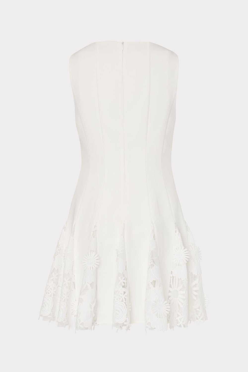 Ariel Cady 3D Lace Combo Dress Ecru | Milly Women
