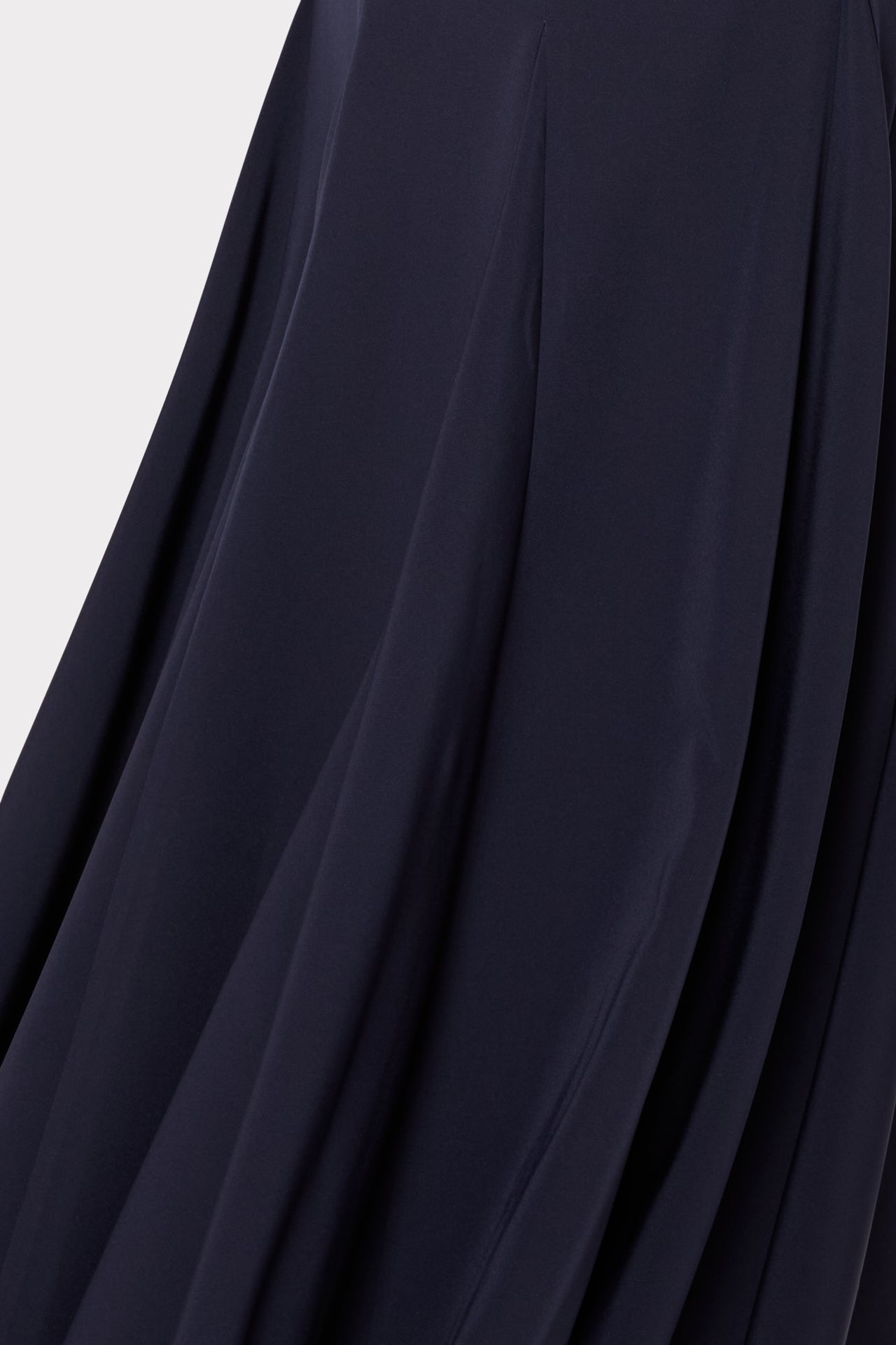 Elena High Neck Cady Dress Navy | Milly Women