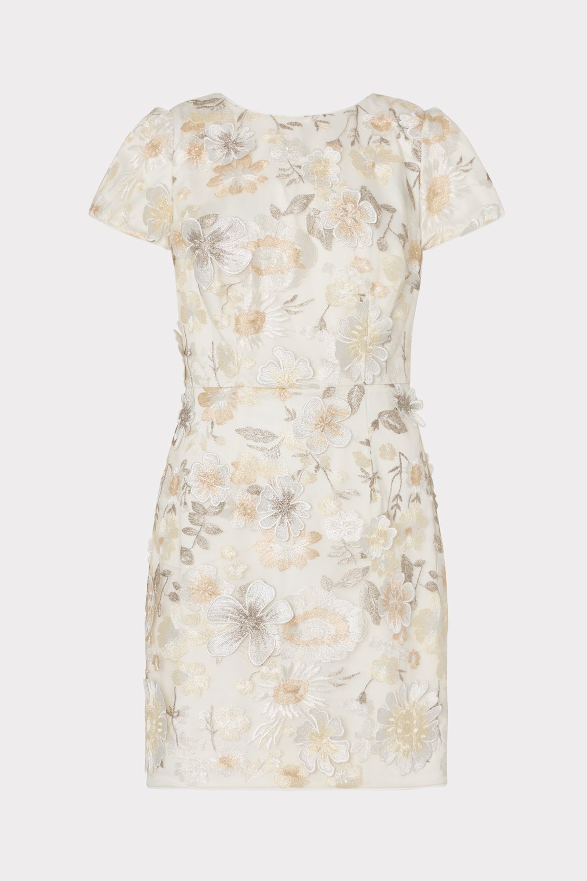 Daisy Floral Embroidery Dress Silver | Milly Women