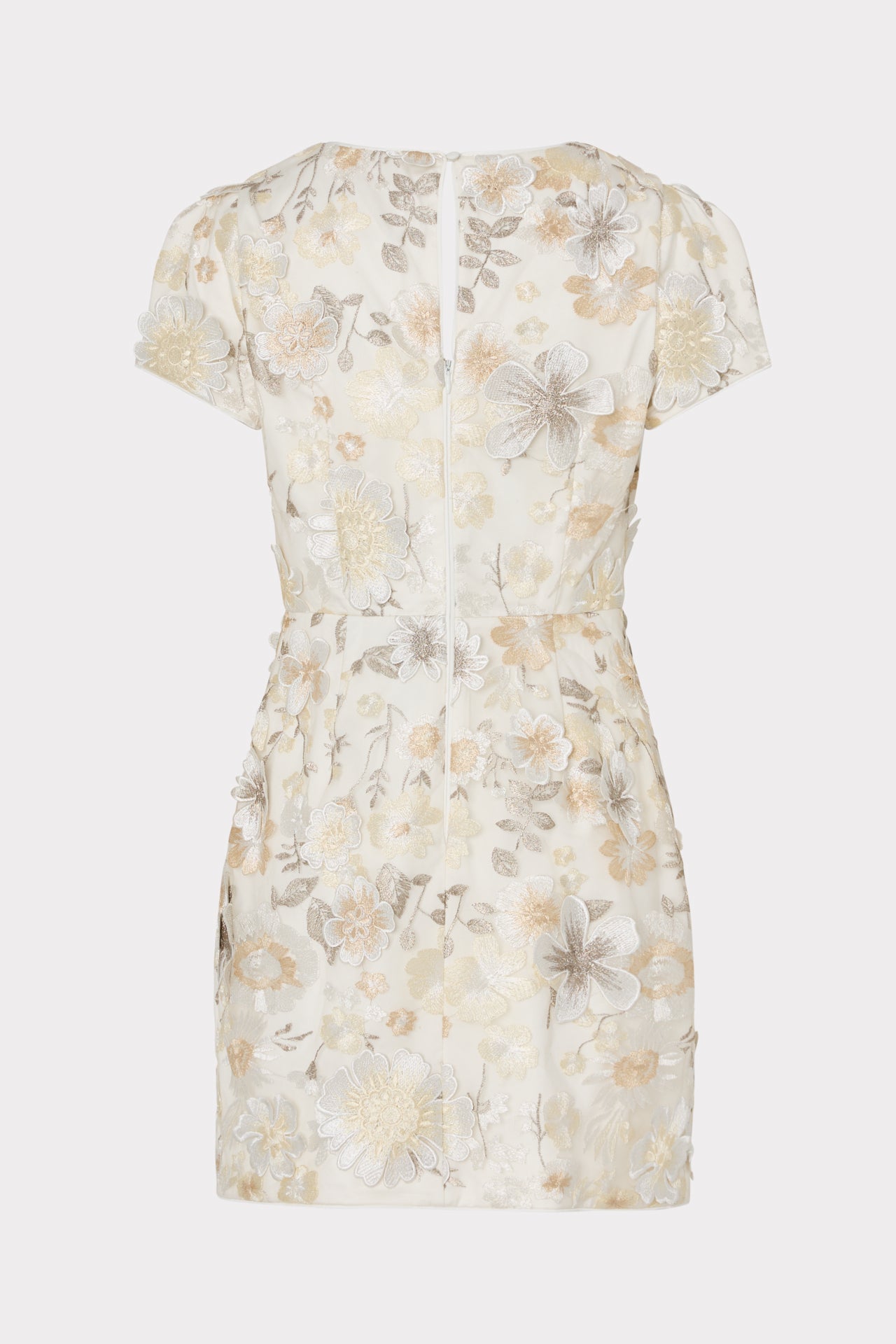 Daisy Floral Embroidery Dress Silver | Milly Women