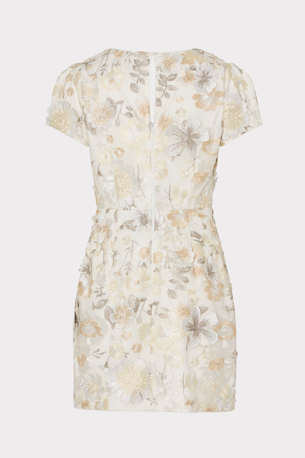 Daisy Floral Embroidery Dress Silver | Milly Women