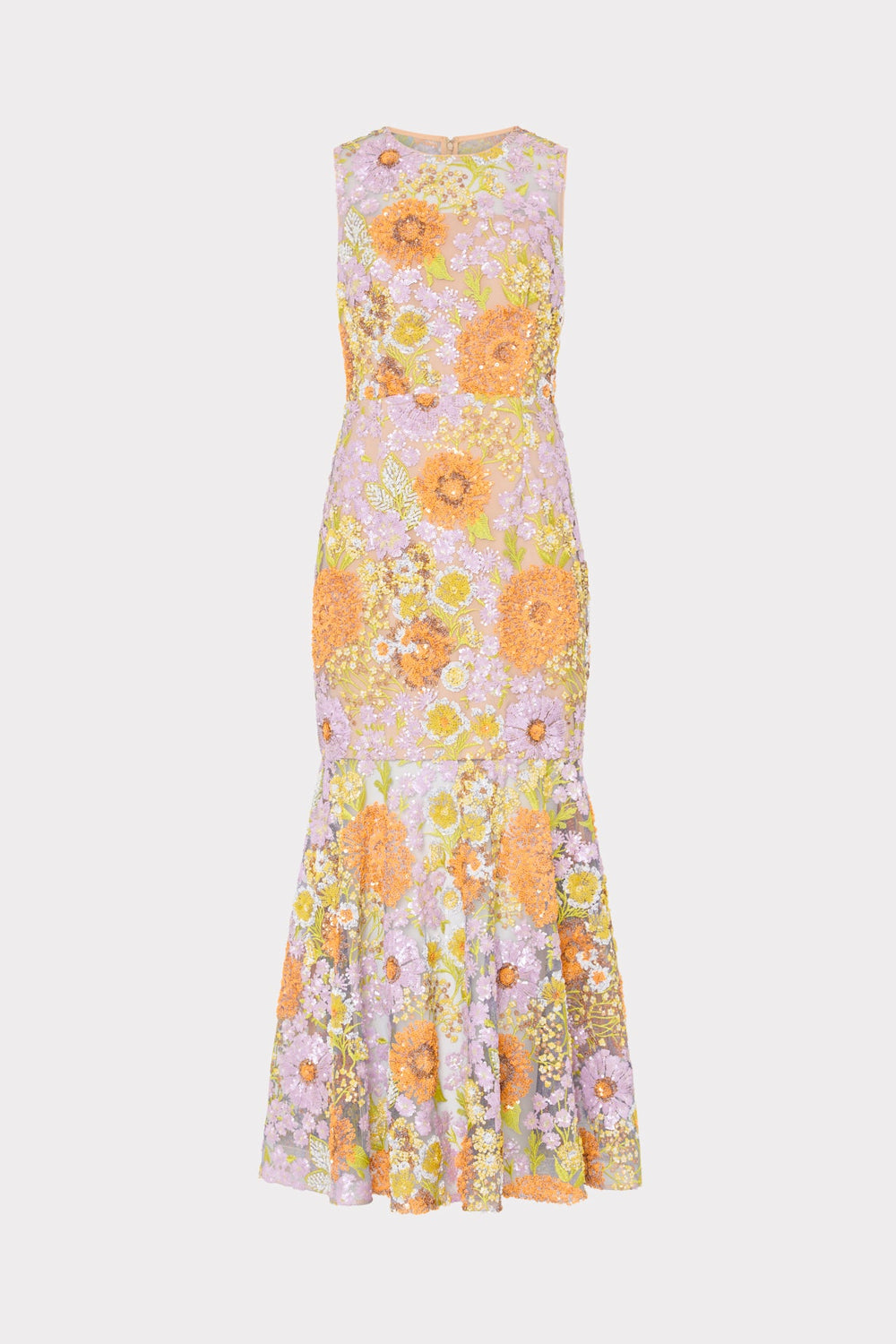 Anna Embroidered Sleeveless Dress Multi | Milly Women
