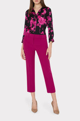 Nicola Cady Pants Plum | Milly Women