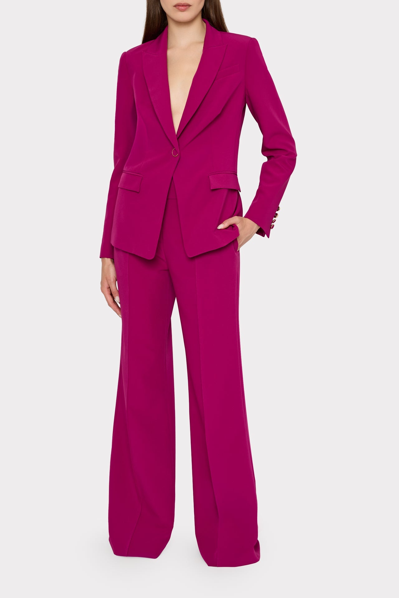 Nash Cady Pants Plum | Milly Women