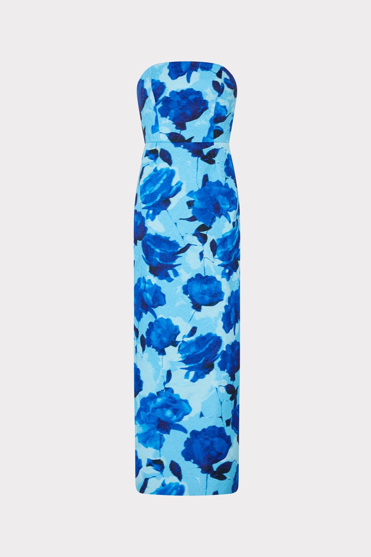 Orion Blurred Blossom Jacquard Dress Blue Multi | Milly Women