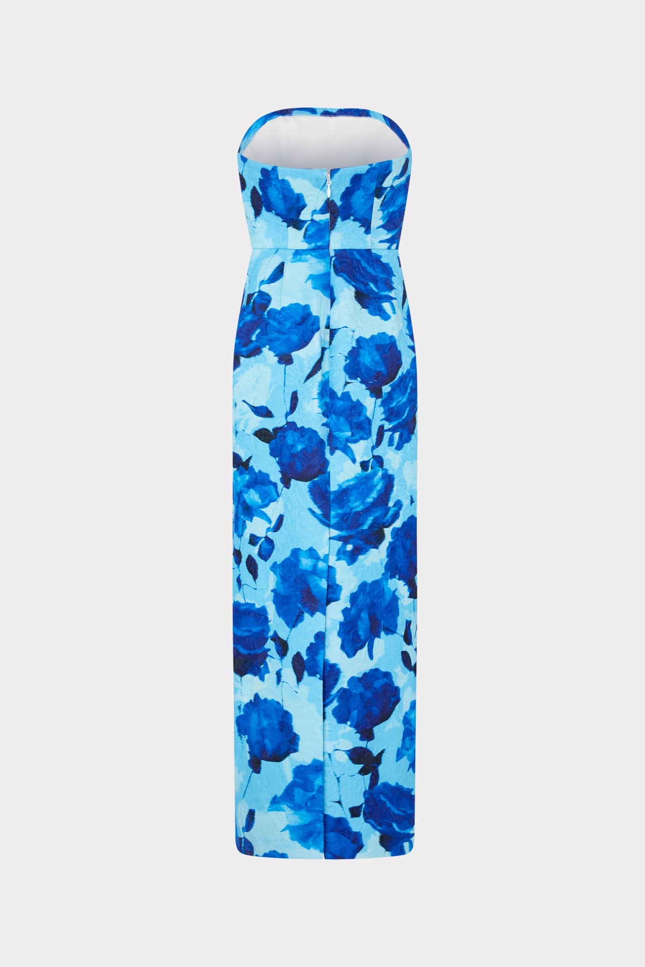 Orion Blurred Blossom Jacquard Dress Blue Multi | Milly Women