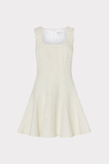 Juniper Boucle Mini Dress Ecru | Milly Women